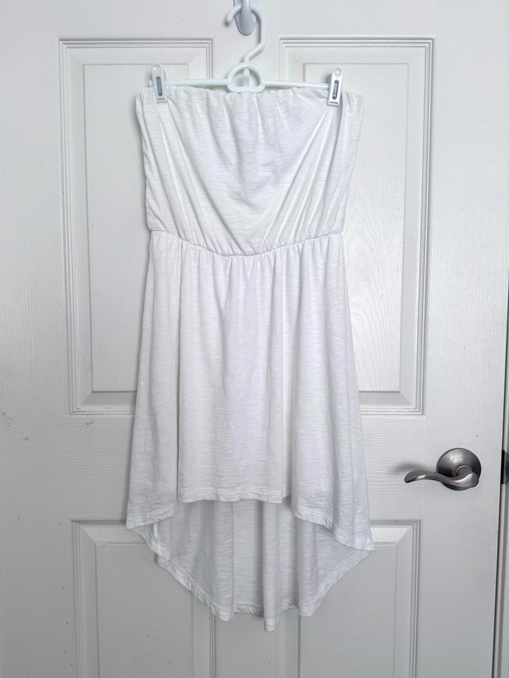 Express Strapless Hi-Low Dress